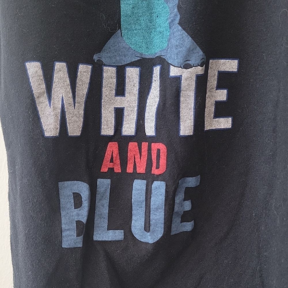 Disney Black Tank Top with Stitch and Patriotic Colors - Picture 4 of 10